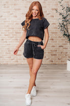 Back to Reality Mineral Wash Short Set Jumpsuit Ave Shops- Tilden Co.