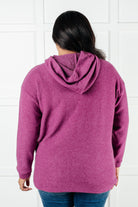 Basically My Favorite Hooded Pullover in Light Plum Tops Ave Shops- Tilden Co.