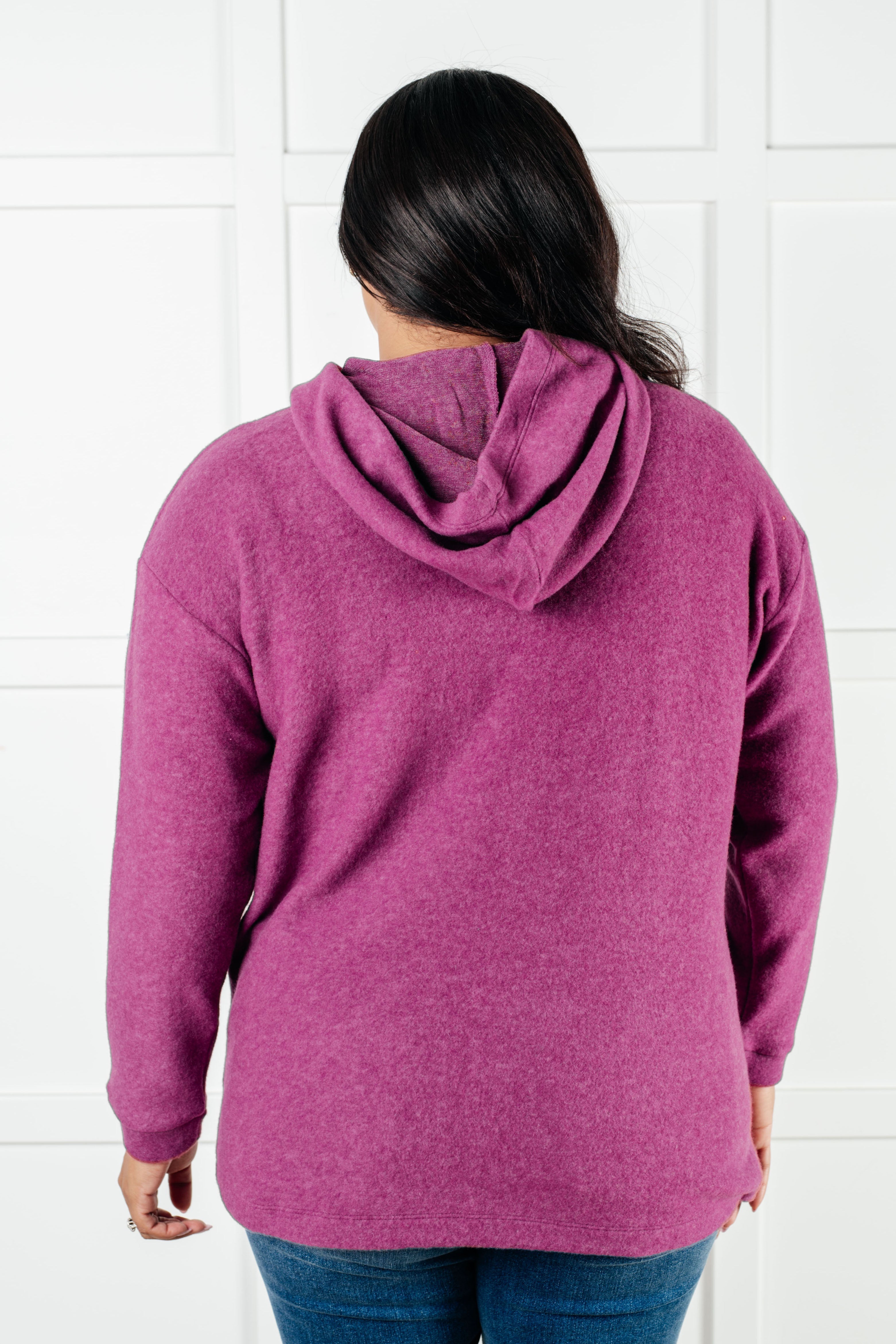 Basically My Favorite Hooded Pullover in Light Plum Tops Ave Shops- Tilden Co.