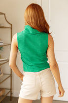 Before You Go Sleeveless Turtleneck Sweater Tops Ave Shops- Tilden Co.