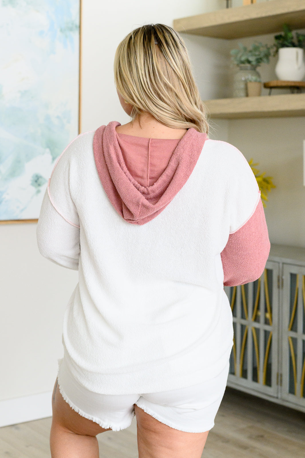 Best On The Block Color Block Hoodie    Tops Ave Shops- Tilden Co.