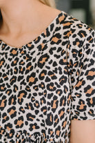 Better Stuff To Do Leopard Print Smock Dress Womens Ave Shops- Tilden Co.