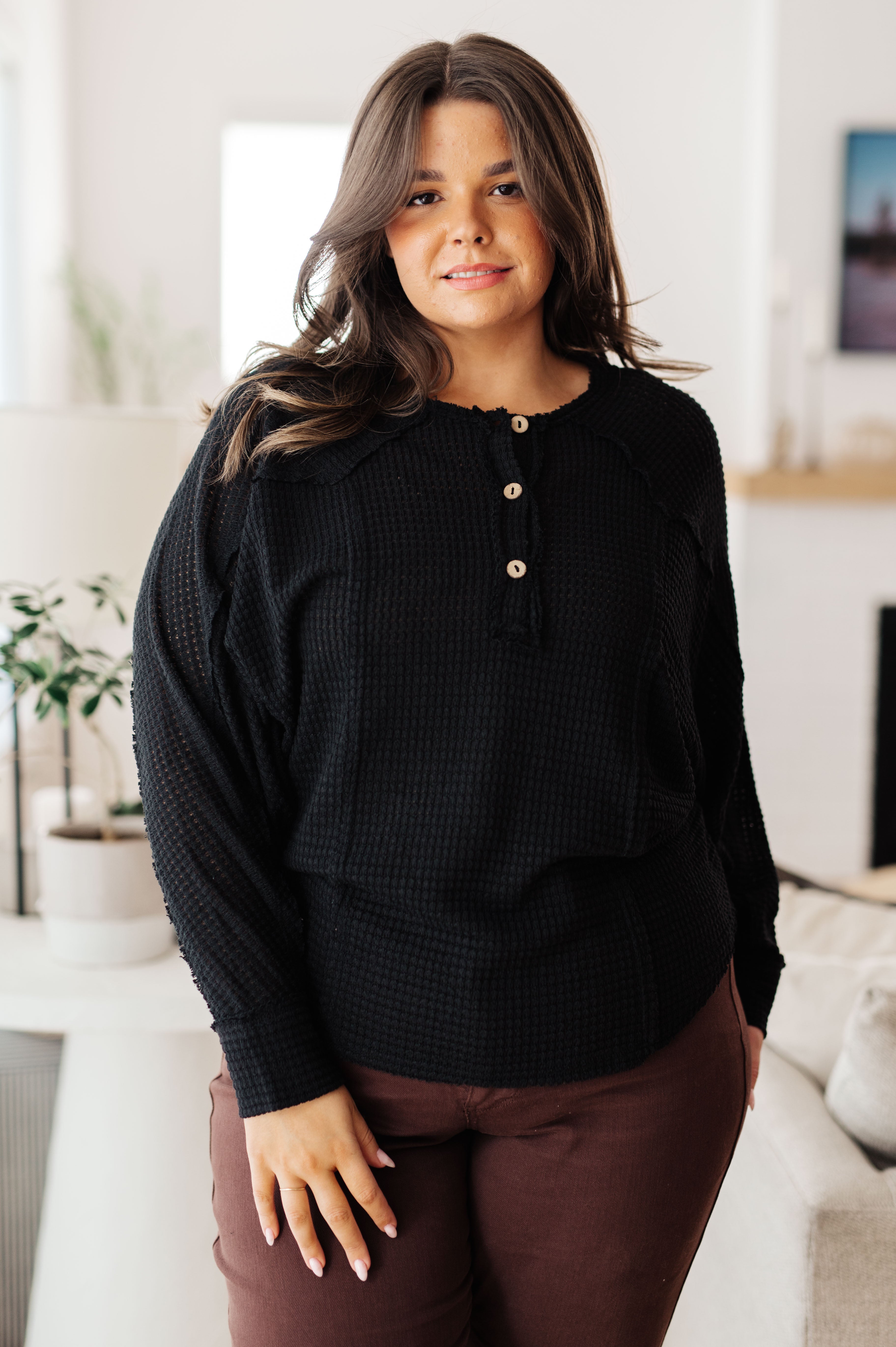 Better Than Best Henley Top Tops Ave Shops- Tilden Co.