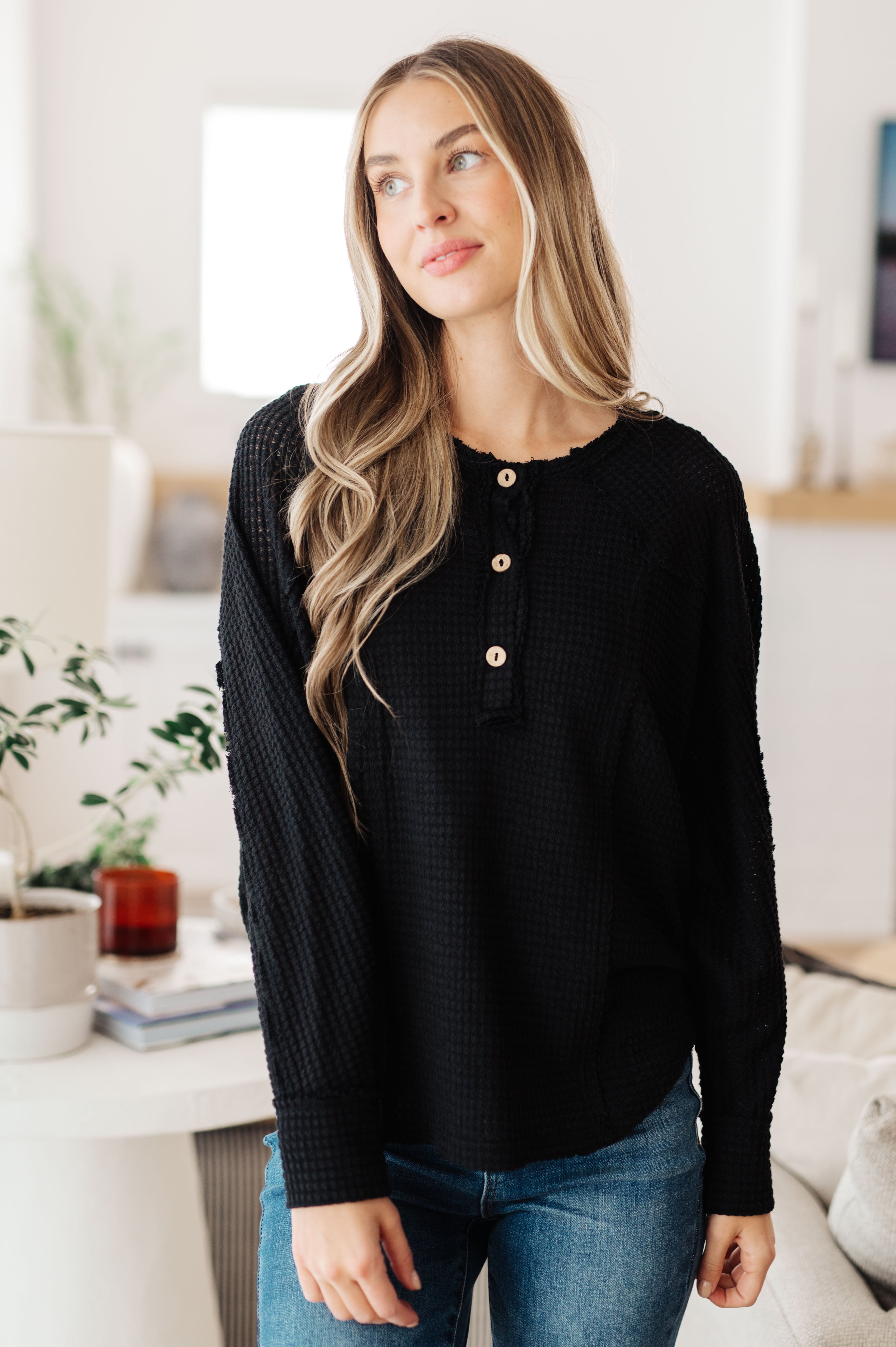 Better Than Best Henley Top Tops Ave Shops- Tilden Co.