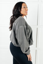 Beyond the Basics Pullover in Ash Black Tops Ave Shops- Tilden Co.