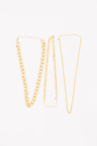 Big, Bold and Beautiful Layered Chunky Necklace in Gold Necklace Ave Shops- Tilden Co.