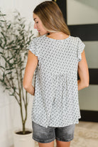 Bloom Service V-Neck Blouse in Ivory Womens Ave Shops- Tilden Co.