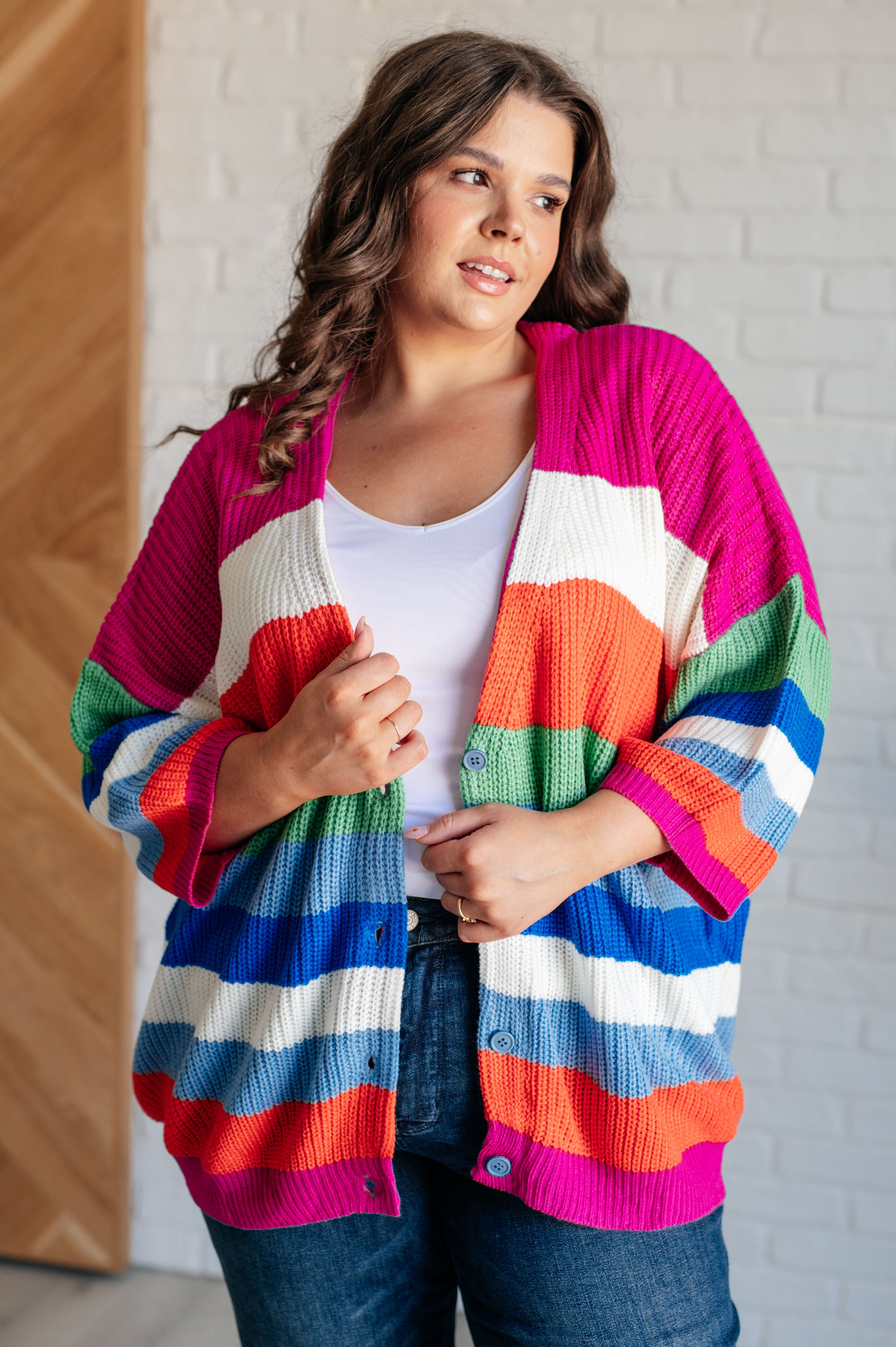 Bold Flirt Button Down Cardigan    Layers Ave Shops- Tilden Co.