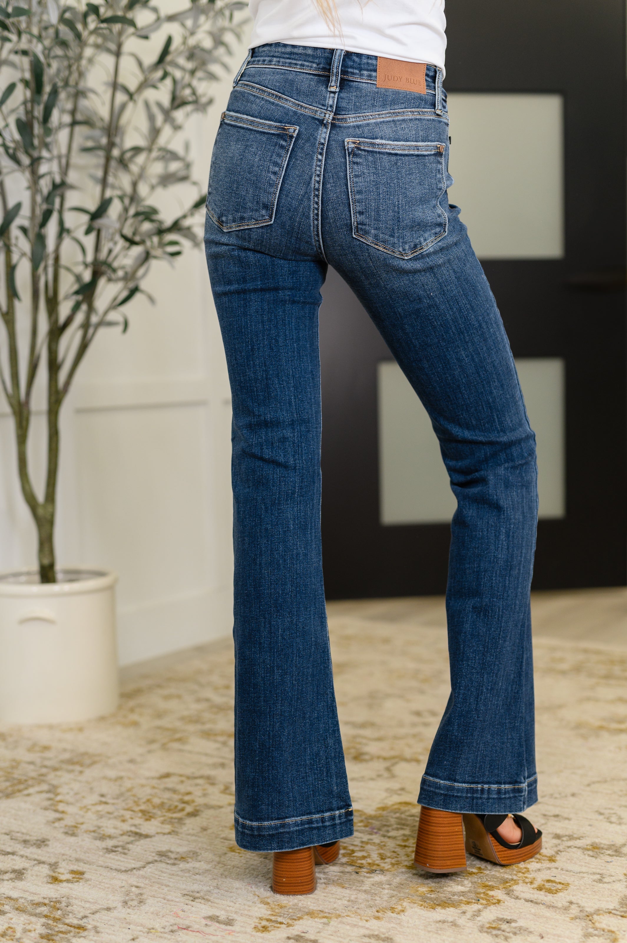 Bonnie High Waist Trouser Flare Womens Ave Shops- Tilden Co.