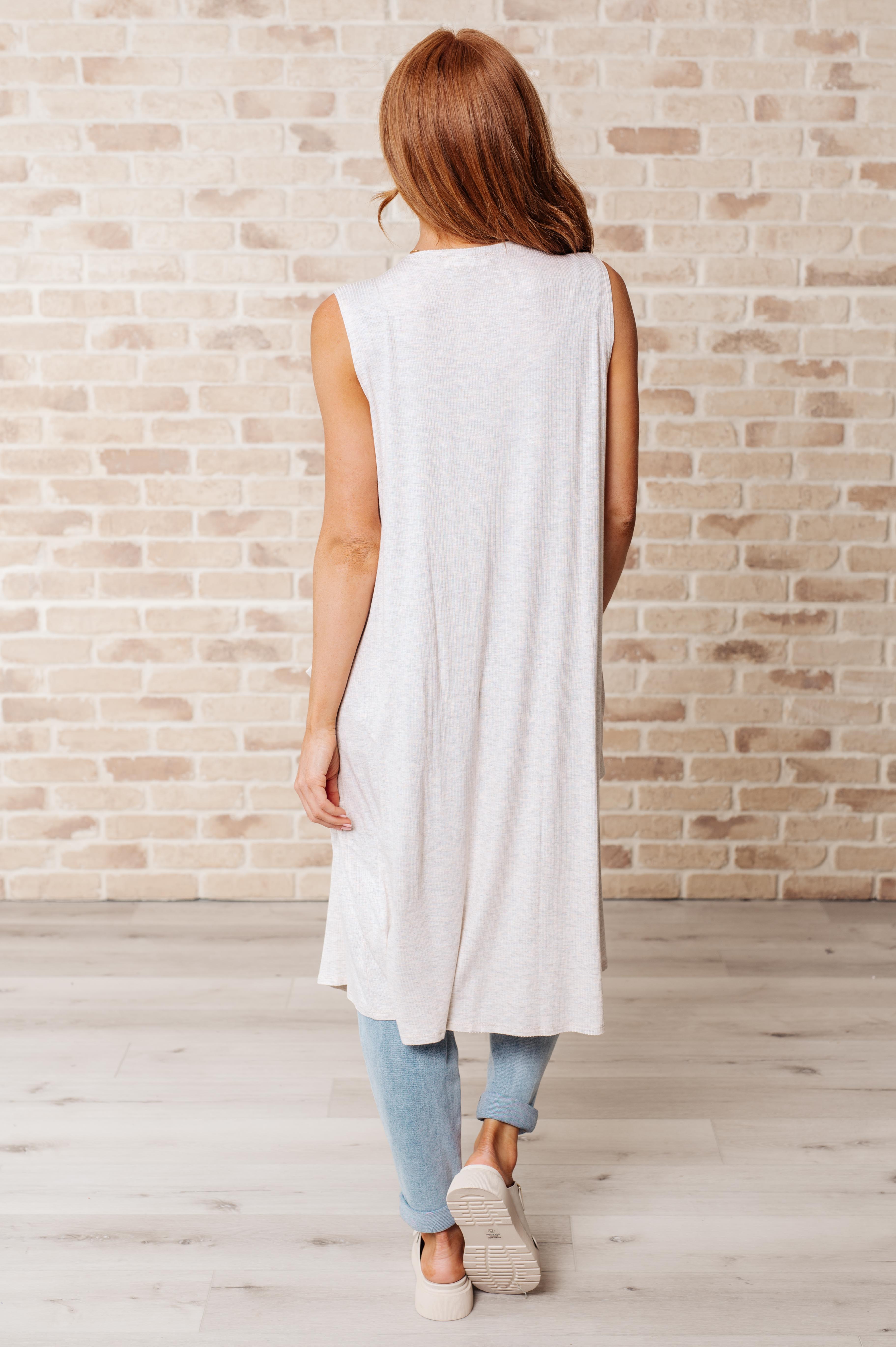 Breezy Boho Sleeveless Cardigan Layers Ave Shops- Tilden Co.