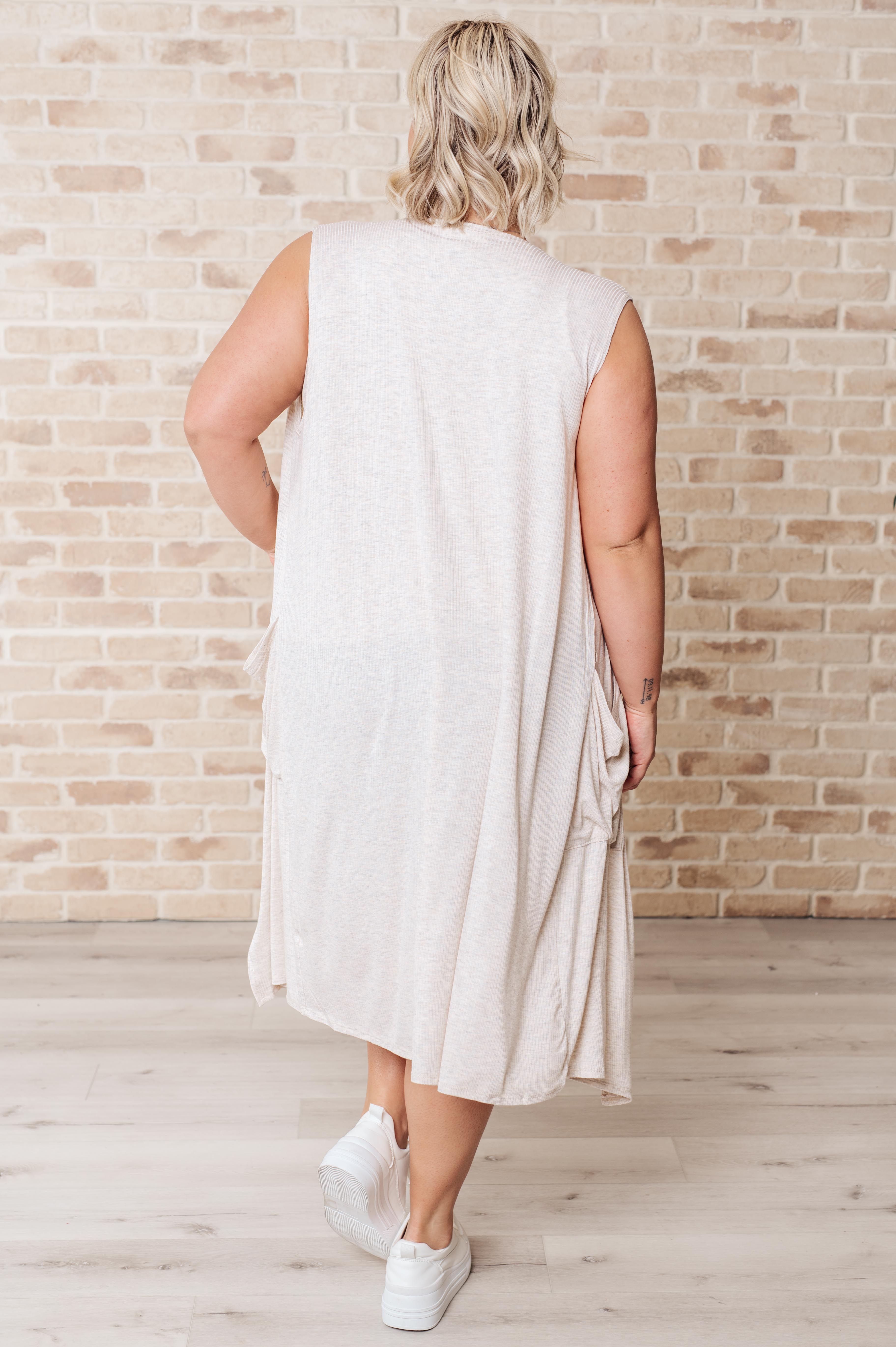 Breezy Boho Sleeveless Cardigan Layers Ave Shops- Tilden Co.