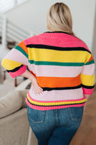 Bright Side Striped Sweater    Tops Ave Shops- Tilden Co.