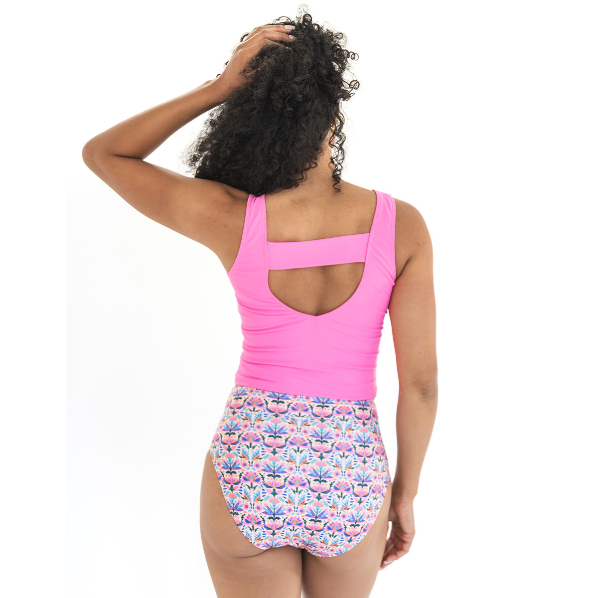 Ruched High Waist Bottoms Janela Bay- Tilden Co.