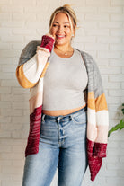 Bring the Warmth Color Block Cardigan    Layers Ave Shops- Tilden Co.