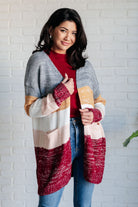 Bring the Warmth Color Block Cardigan    Layers Ave Shops- Tilden Co.