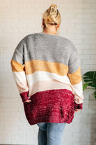 Bring the Warmth Color Block Cardigan    Layers Ave Shops- Tilden Co.