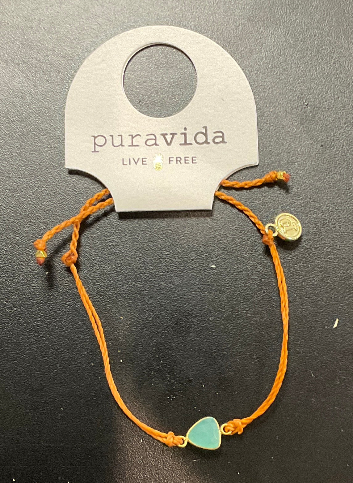 Pura Vida Gold Chalcedony Bracelet - Burnt Orange Pura Vida- Tilden Co.