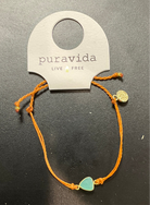 Pura Vida Gold Chalcedony Bracelet - Burnt Orange Pura Vida- Tilden Co.