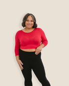 Crew Neck 3/4 Sleeve Halftee 3/4 HALFTEE Layering Fashions- Tilden Co.