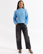 Cable Knit Crew Sweaters Downeast- Tilden Co.