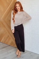 Calming Down Loose Knit Top    Tops Ave Shops- Tilden Co.