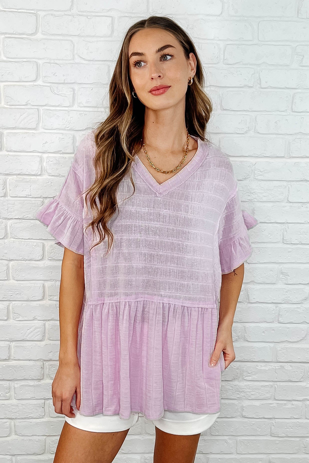 Can't Find the Words V-Neck Blouse Tops Ave Shops- Tilden Co.