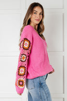 Can't Stop this Feeling V-Neck Knit Sweater Tops Ave Shops- Tilden Co.