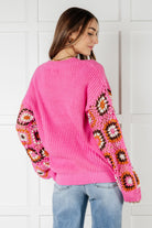 Can't Stop this Feeling V-Neck Knit Sweater Tops Ave Shops- Tilden Co.