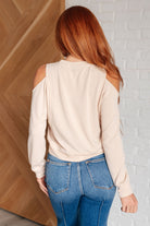 Carefully Crafted Cold Shoulder Blouse    Tops Ave Shops- Tilden Co.