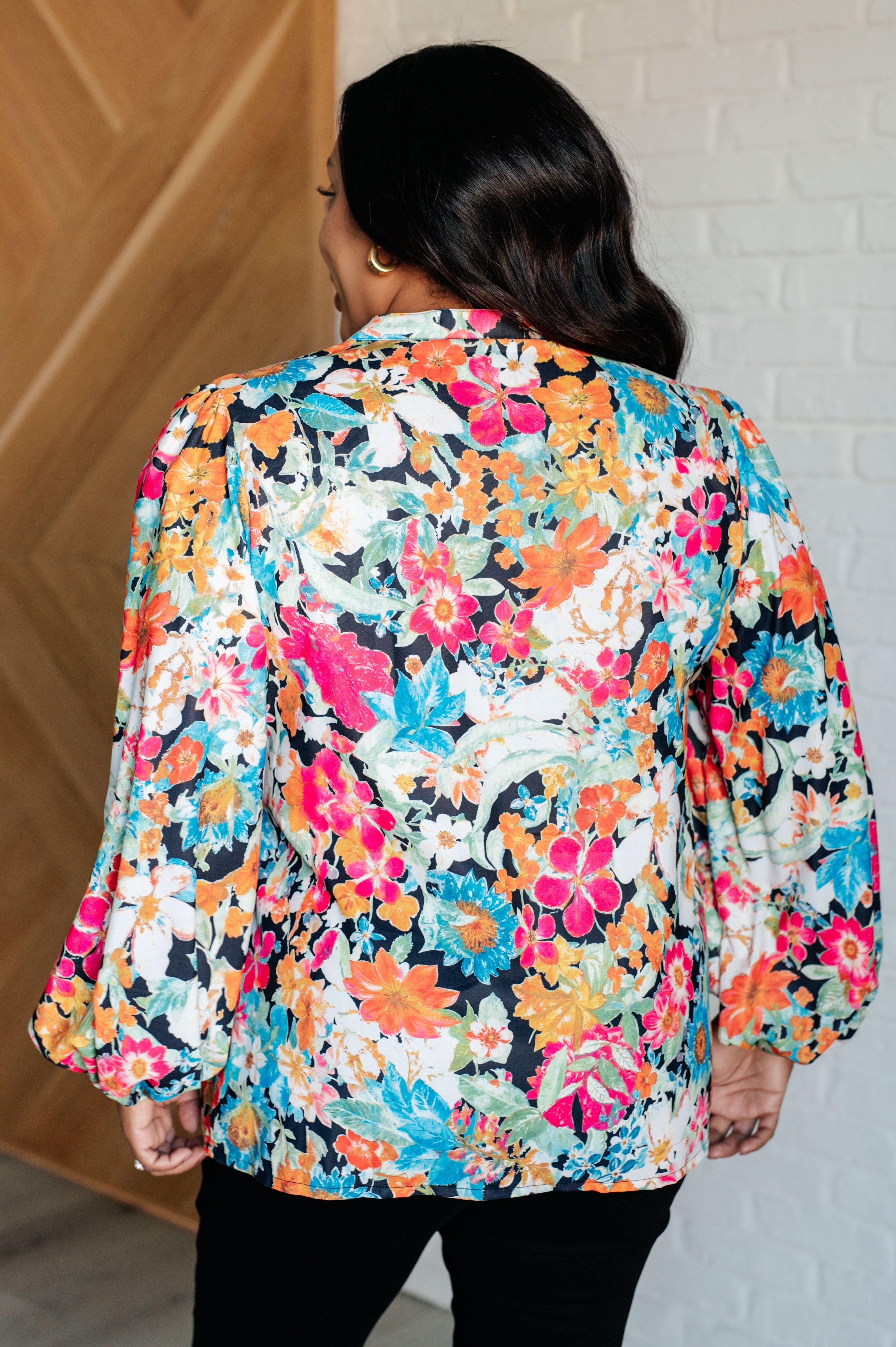 Carry Me Away Floral Peplum Blouse    Blouses Ave Shops- Tilden Co.