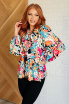 Carry Me Away Floral Peplum Blouse    Blouses Ave Shops- Tilden Co.