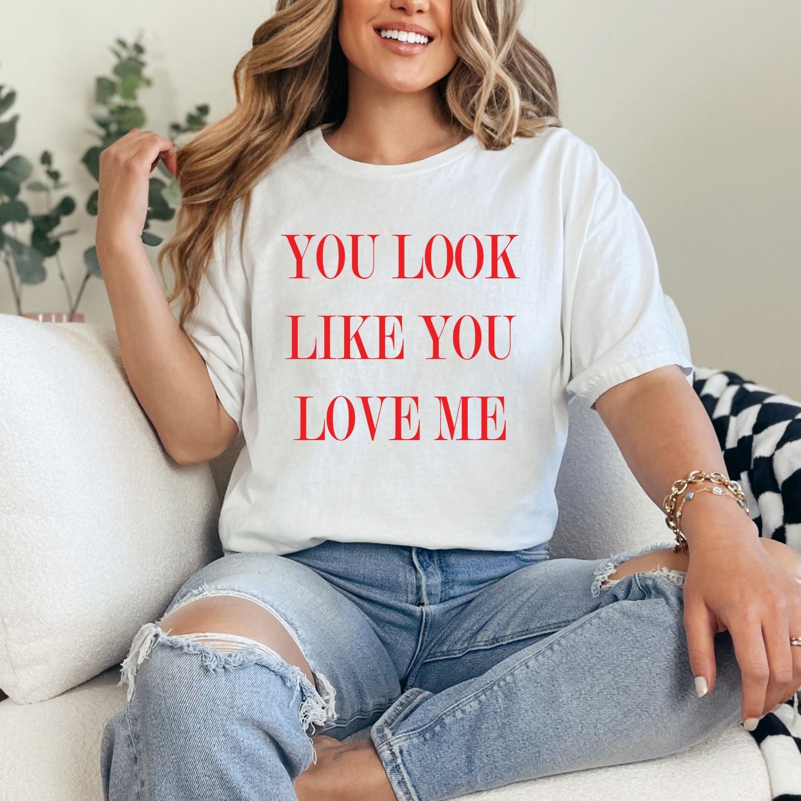 Look Like You Love Me Graphic Tee Womens Ave Shops- Tilden Co.