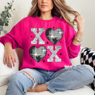 XO Disco Graphic Sweatshirt Womens Ave Shops- Tilden Co.