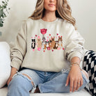 Valentine Dogs Graphic Sweatshirt Womens Ave Shops- Tilden Co.