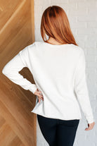 Champagne Please Lightweight Sweater Tops Ave Shops- Tilden Co.