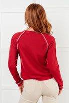 Clever Expression Long Sleeve Top Tops Ave Shops- Tilden Co.