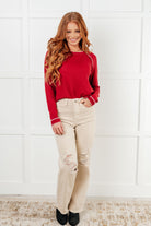 Clever Expression Long Sleeve Top Tops Ave Shops- Tilden Co.