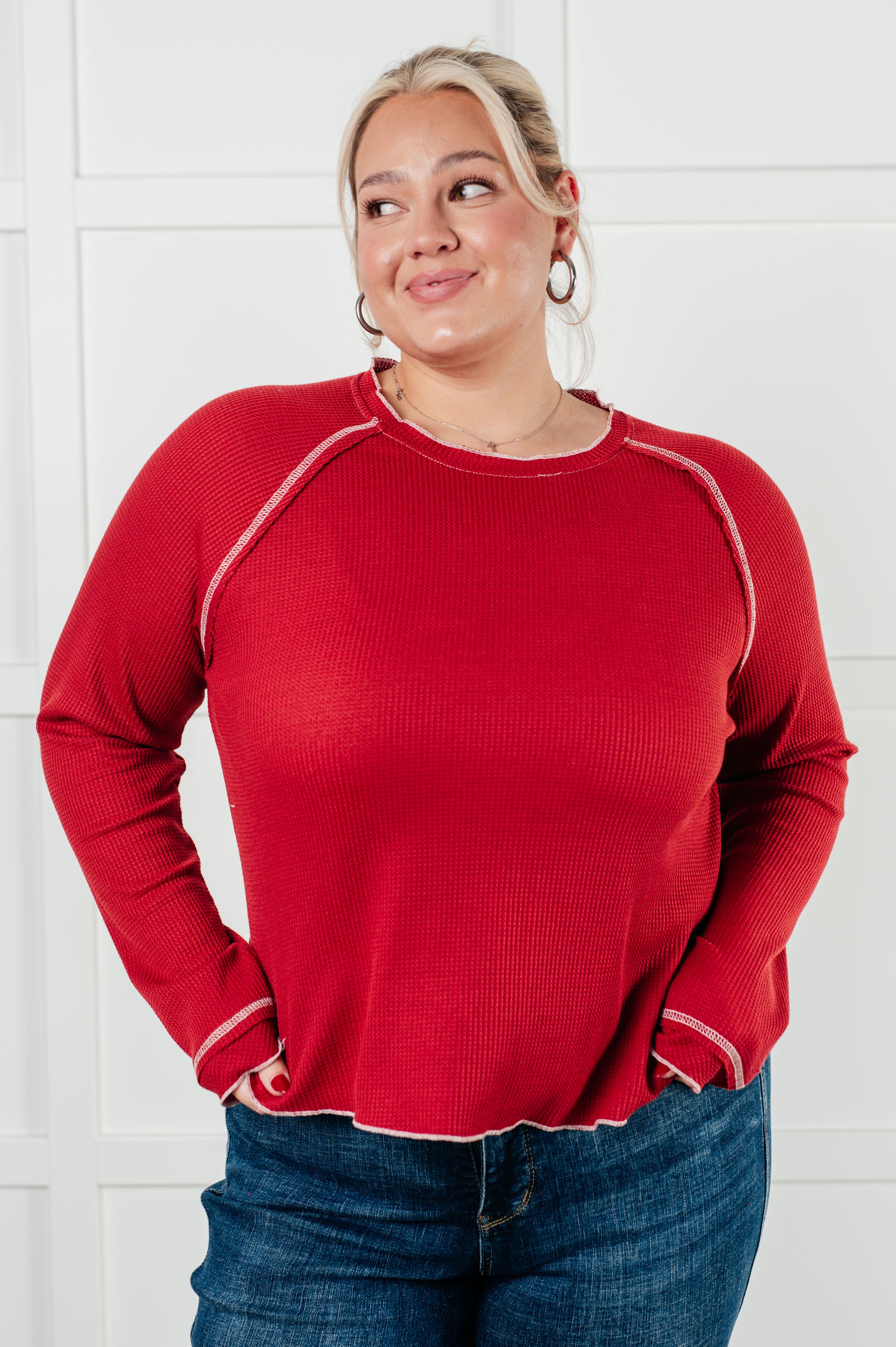 Clever Expression Long Sleeve Top Tops Ave Shops- Tilden Co.