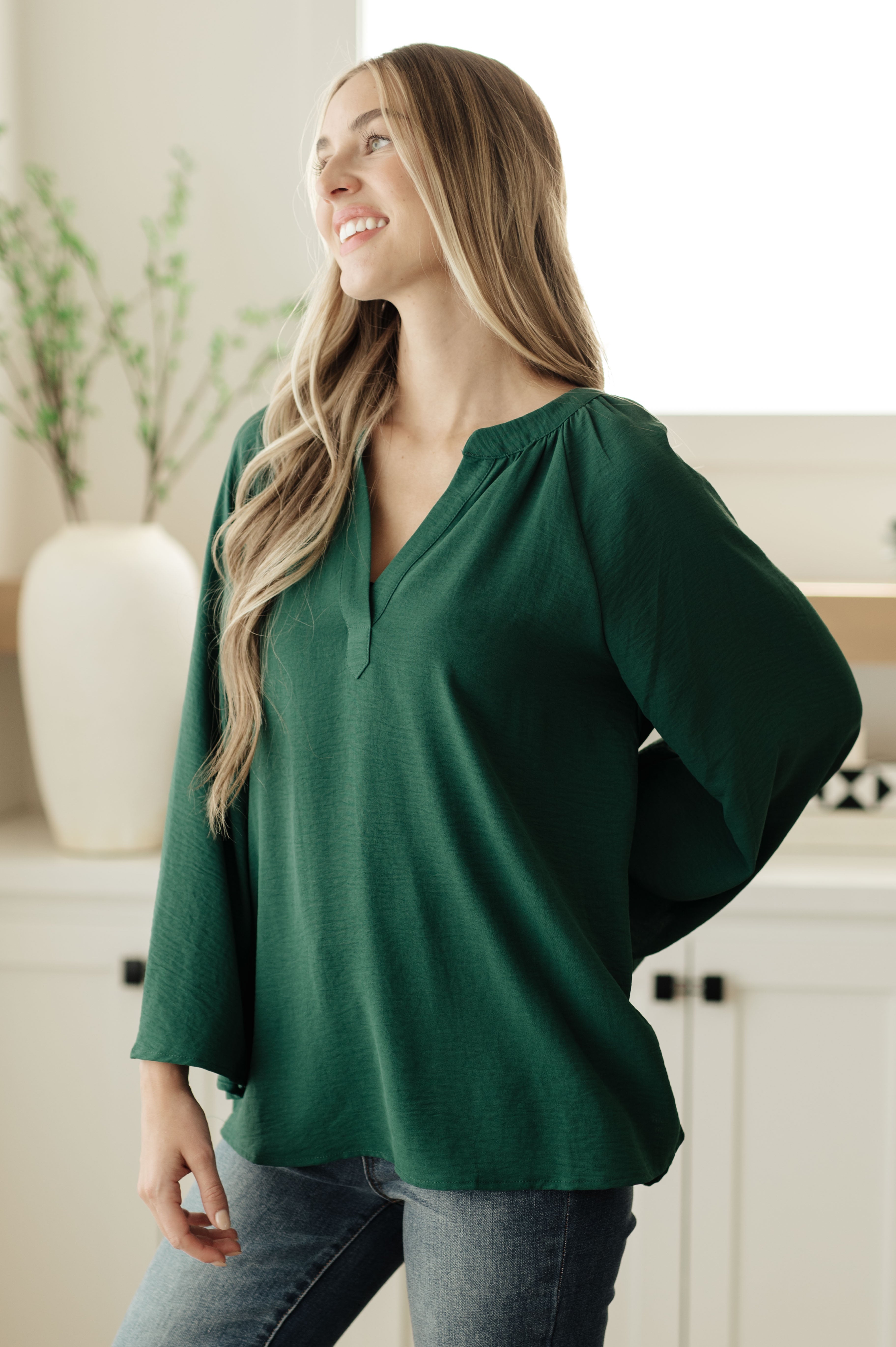 Climb On V-Neck Blouse    Blouses Ave Shops- Tilden Co.