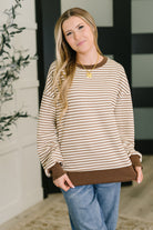 Cocoa Lane Stripe Top Womens Ave Shops- Tilden Co.