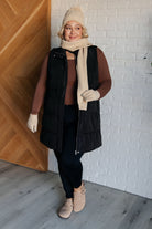 Cold and Calculated Longline Puffer Vest Layers Ave Shops- Tilden Co.