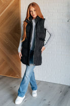 Cold and Calculated Longline Puffer Vest Layers Ave Shops- Tilden Co.