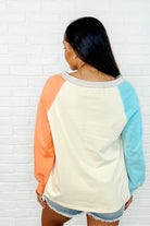Color Me Confused Color Block Top Womens Ave Shops- Tilden Co.