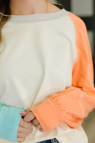 Color Me Confused Color Block Top Womens Ave Shops- Tilden Co.