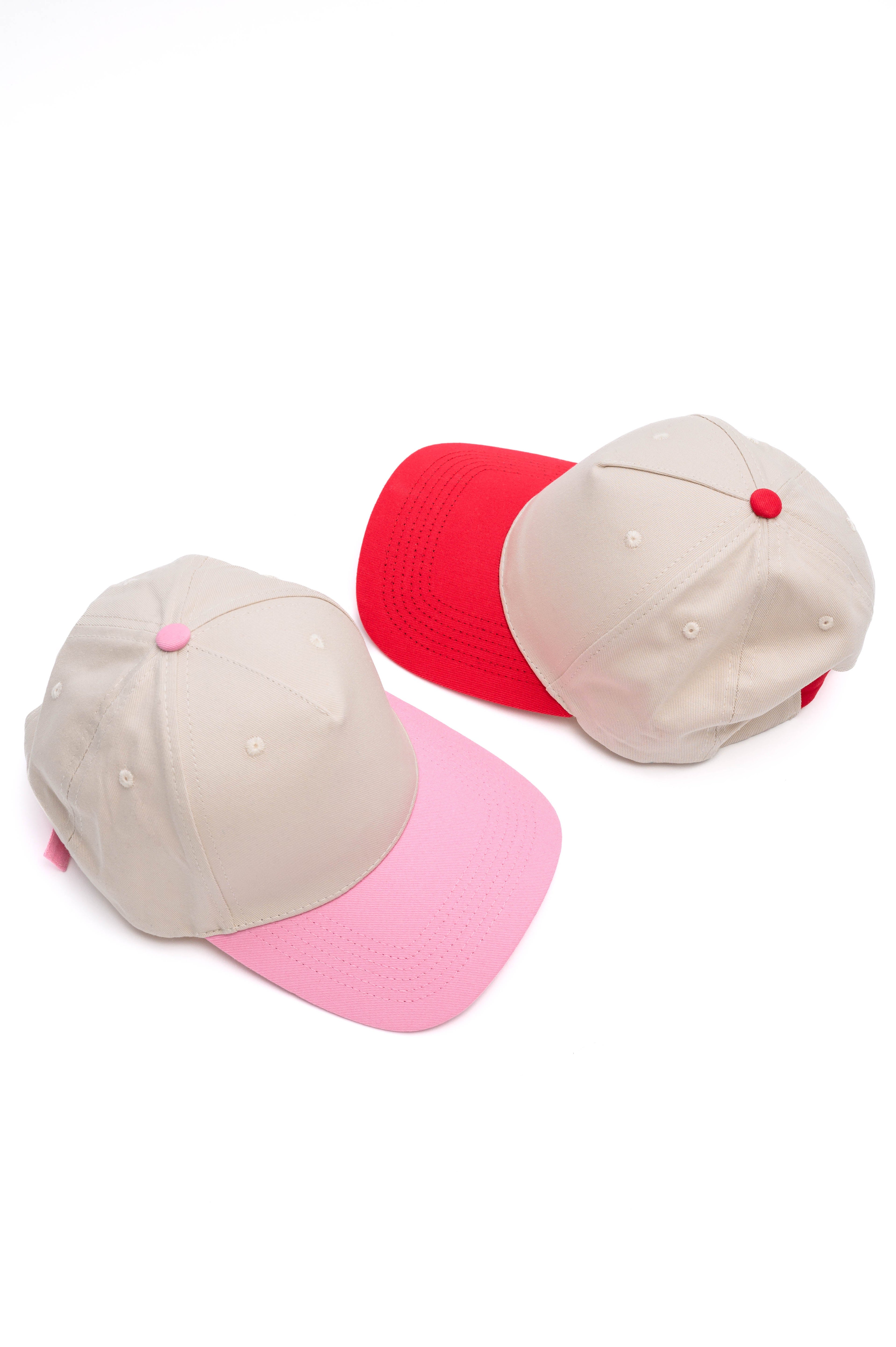 Come Hither Two Tone Canvas Cap Set Accessories Ave Shops- Tilden Co.