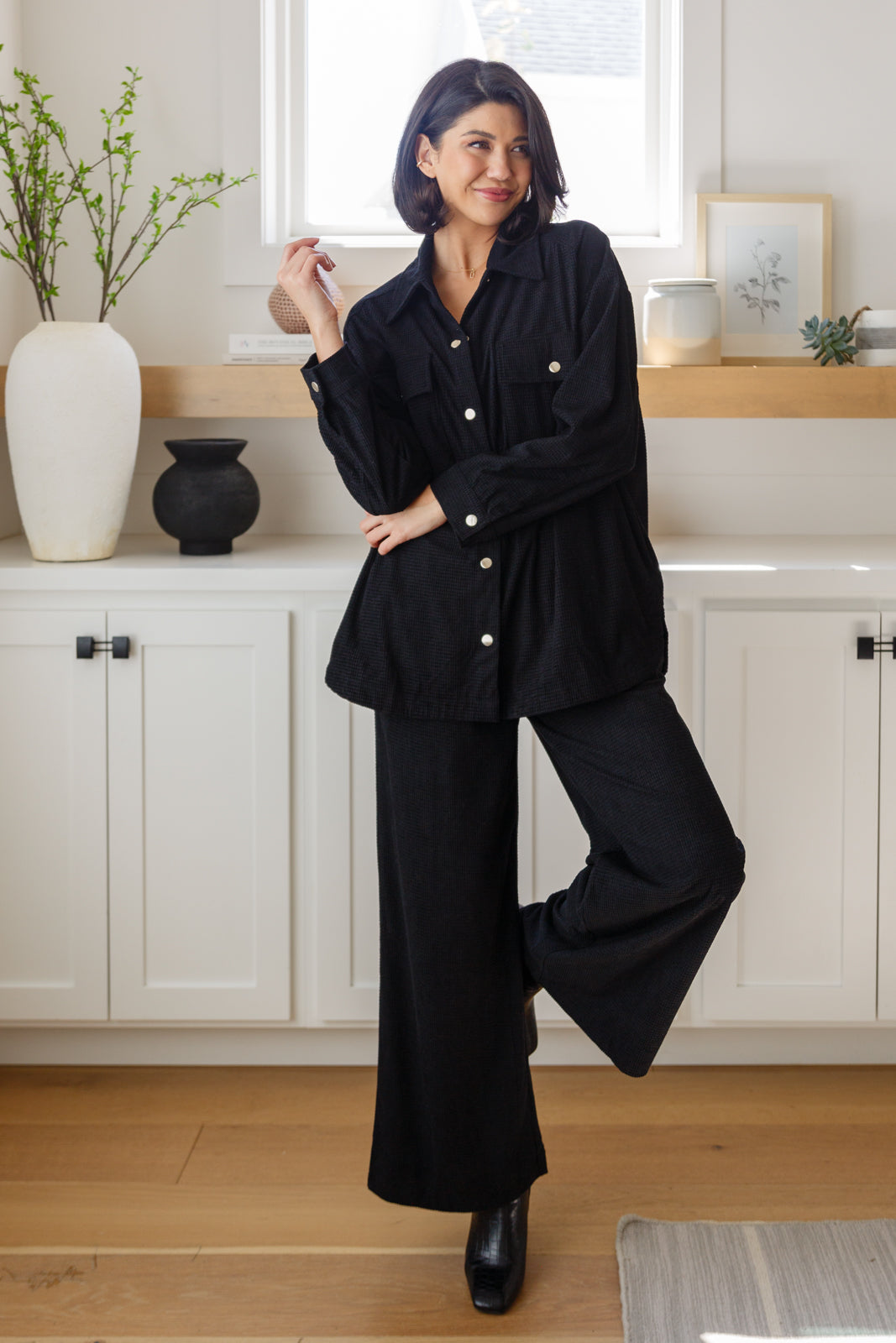 Come Rain or Shine Wide Leg Pants    Bottoms Ave Shops- Tilden Co.