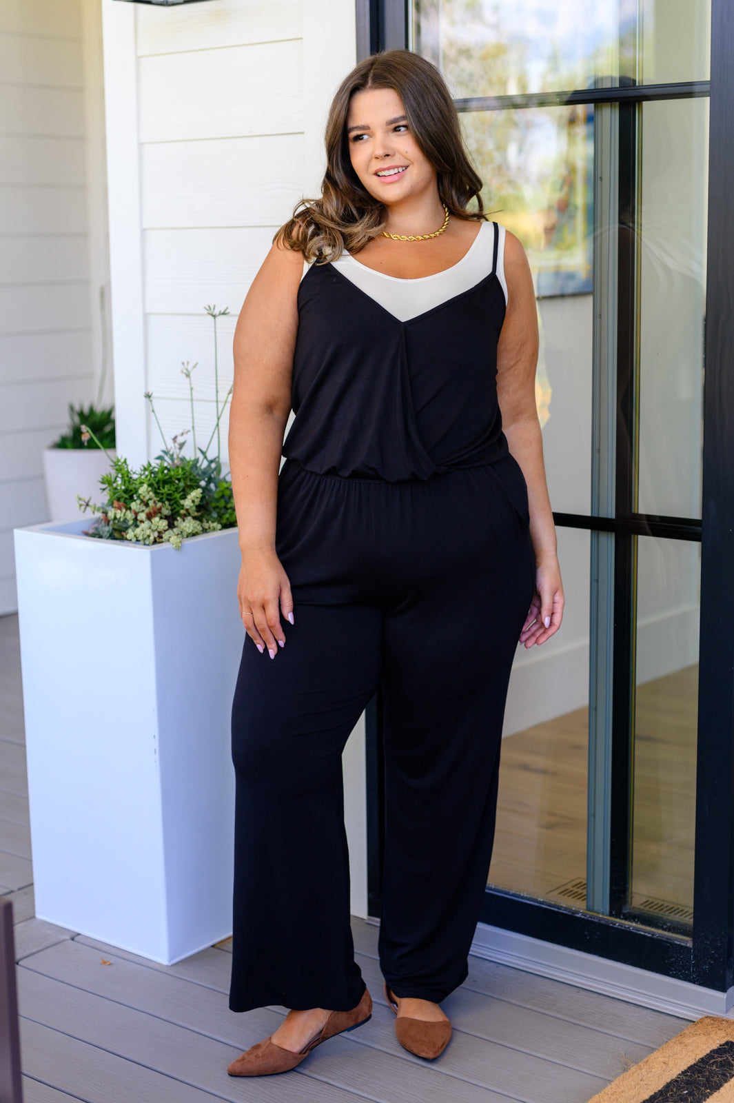 Ave Shops Completely Justified Jumpsuit in Black Small