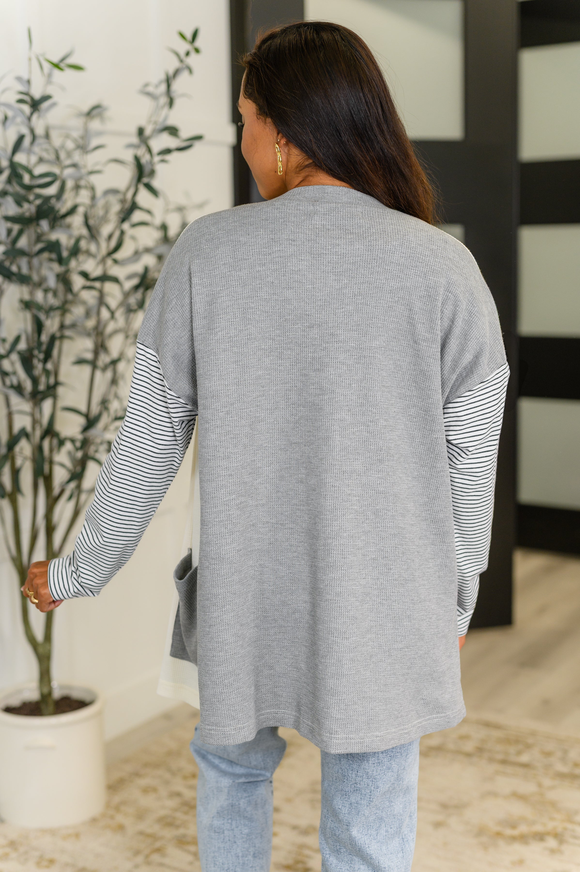 Consider it So Color Block Cardigan Womens Ave Shops- Tilden Co.