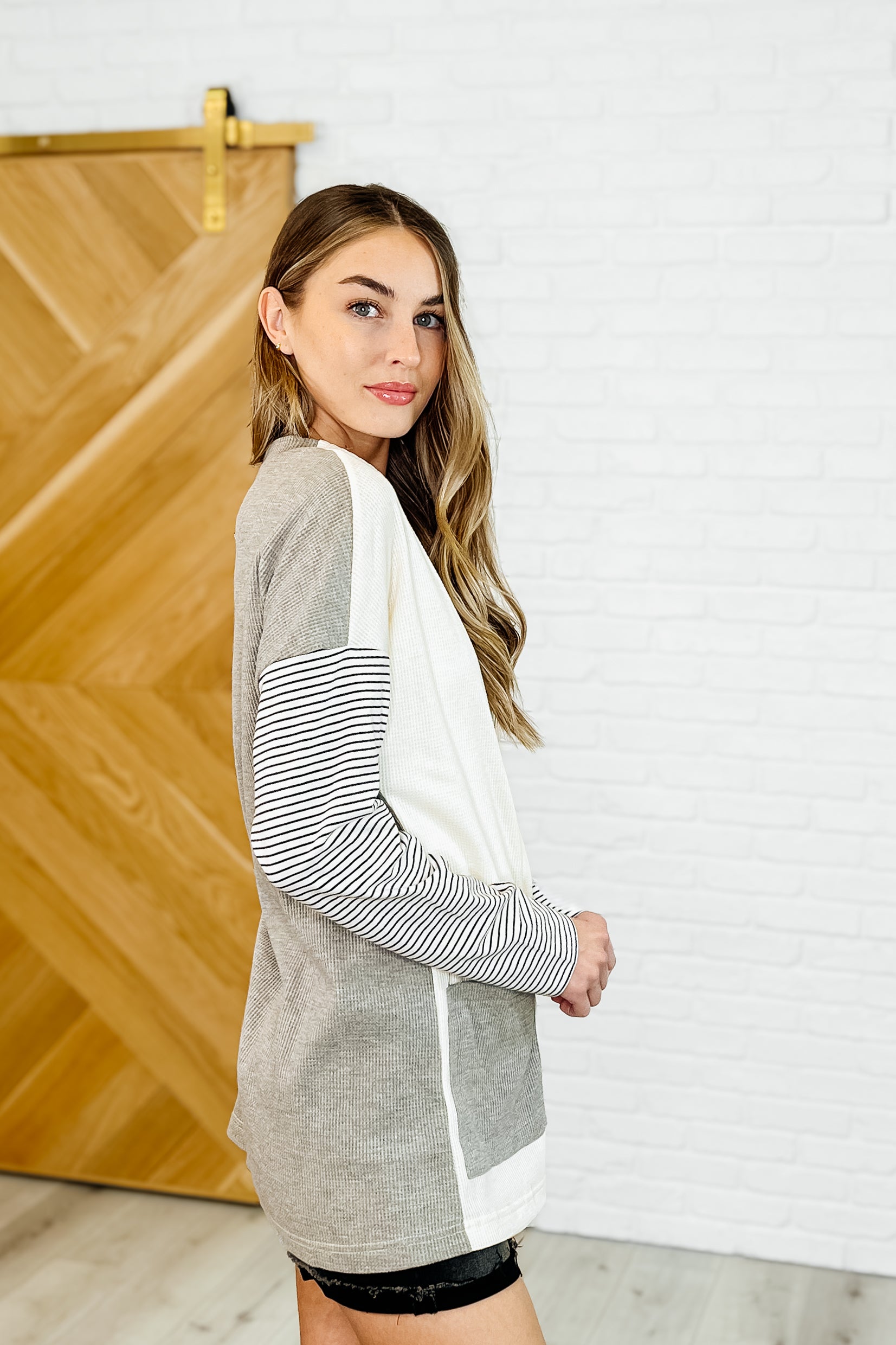 Consider it So Color Block Cardigan Womens Ave Shops- Tilden Co.