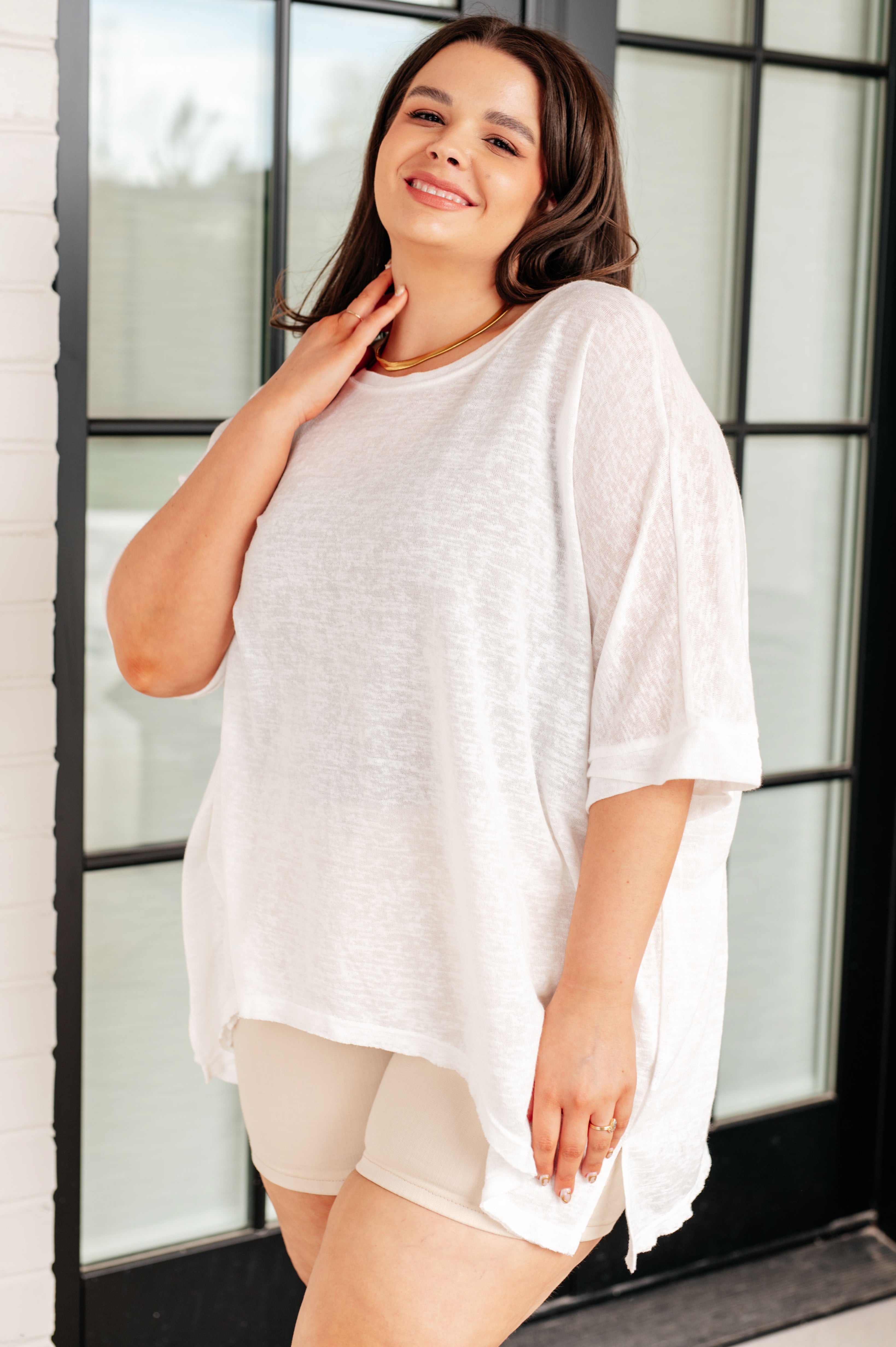 Continue On Oversized Tunic T-Shirt Ave Shops- Tilden Co.